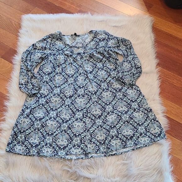 American‎ eagle womens blue button front dress size small - Picture 1 of 5